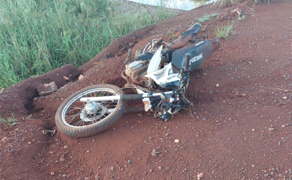 choque moto azara