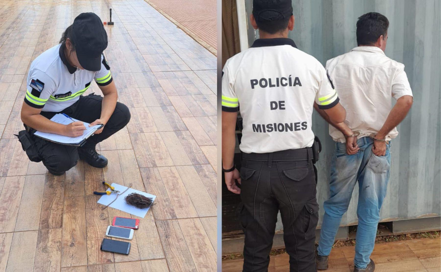 robando cables posadas