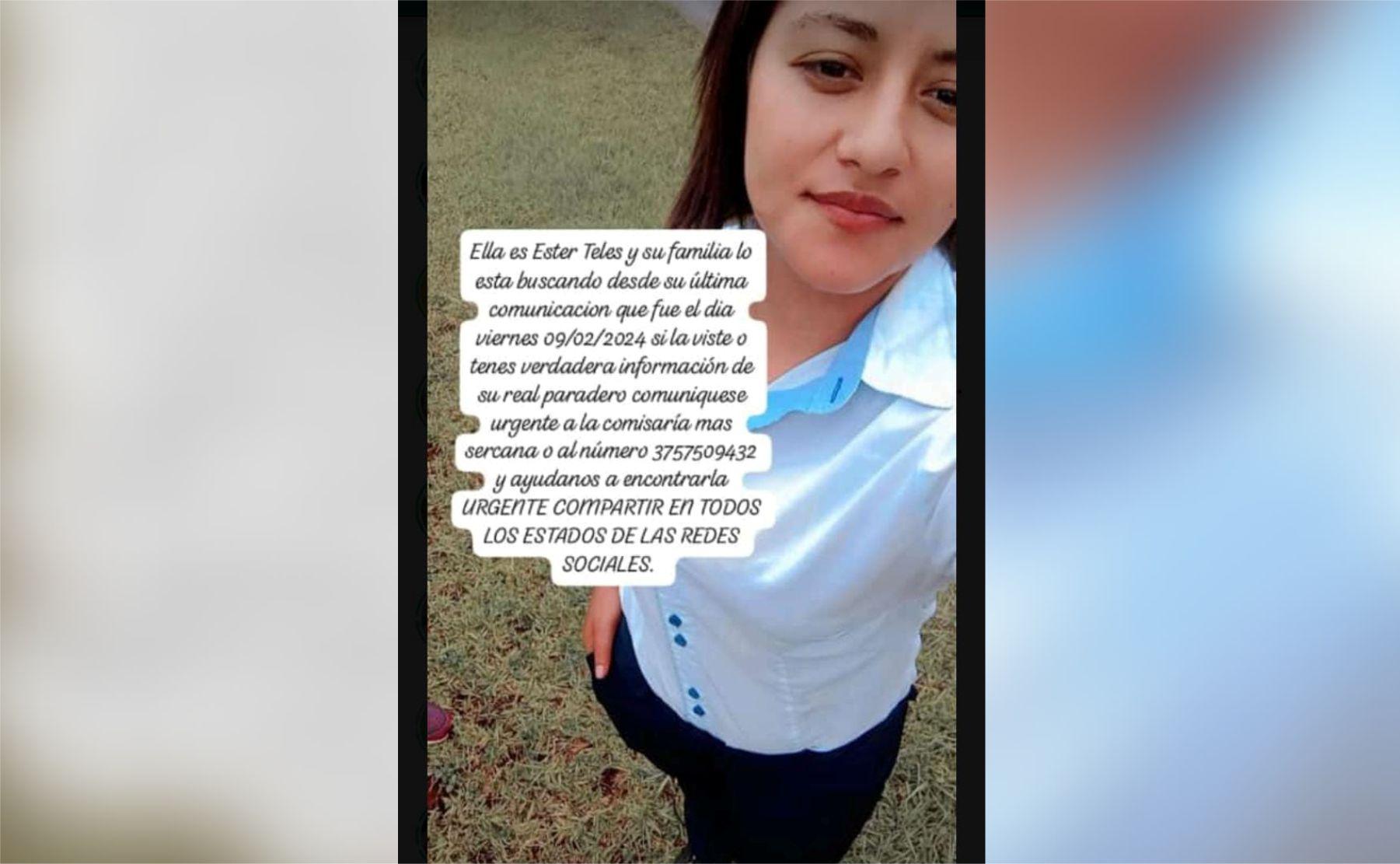 mujer desaparecida wanda