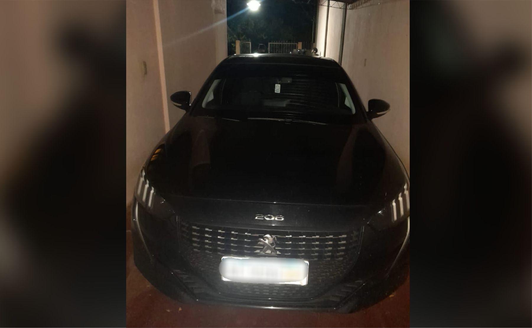 peugeot 206 robado garupa