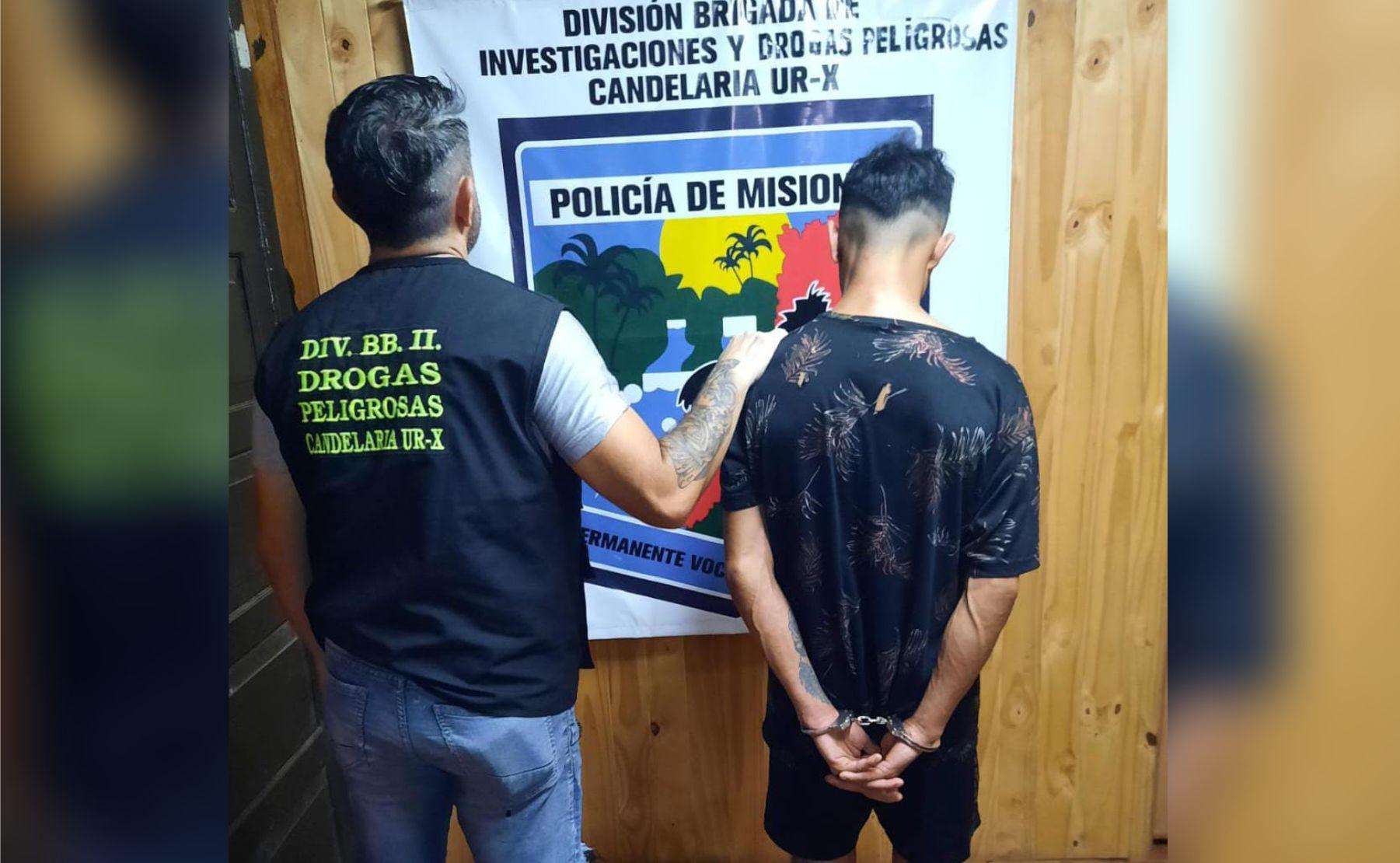 robo camara detenido