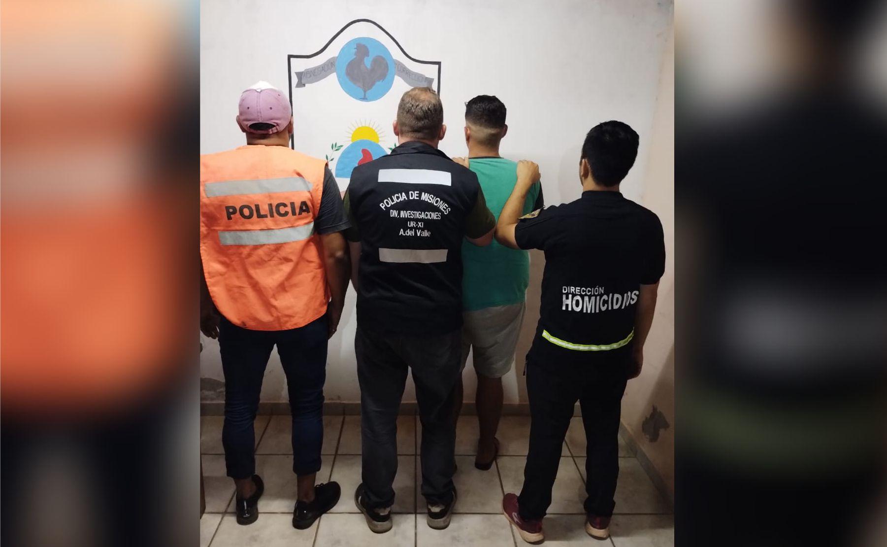 detuvieron corrientes homicidio a del valle
