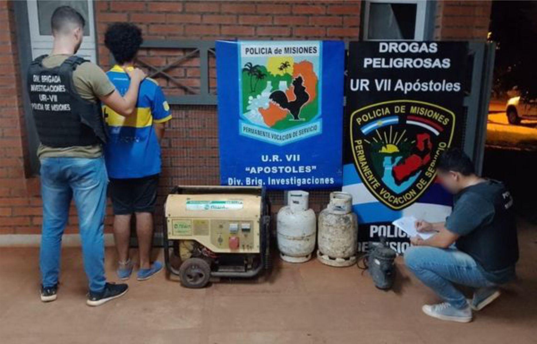 robar chacra apostoles