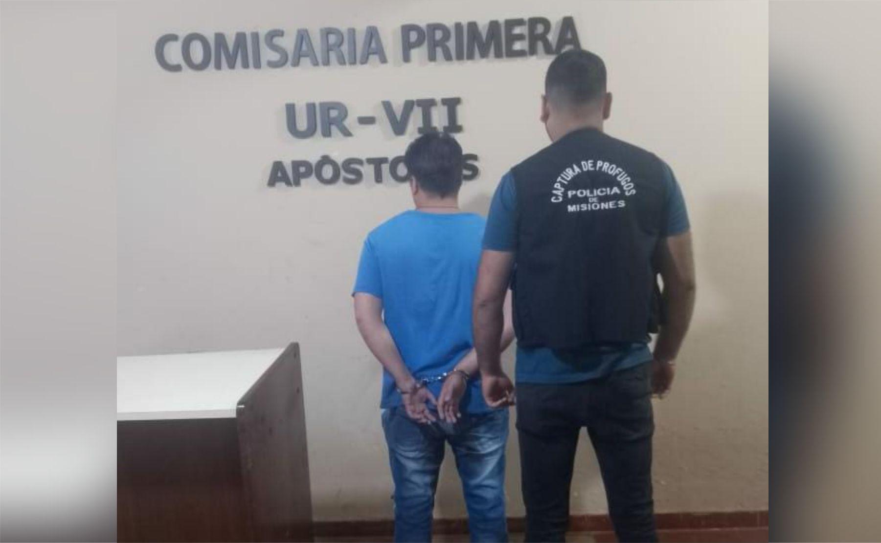 detuvieron hombre apostoles profugo