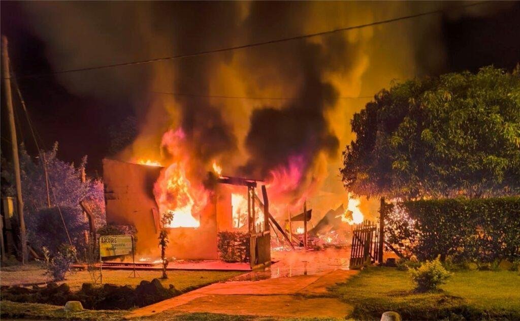 incendio vivienda san javier