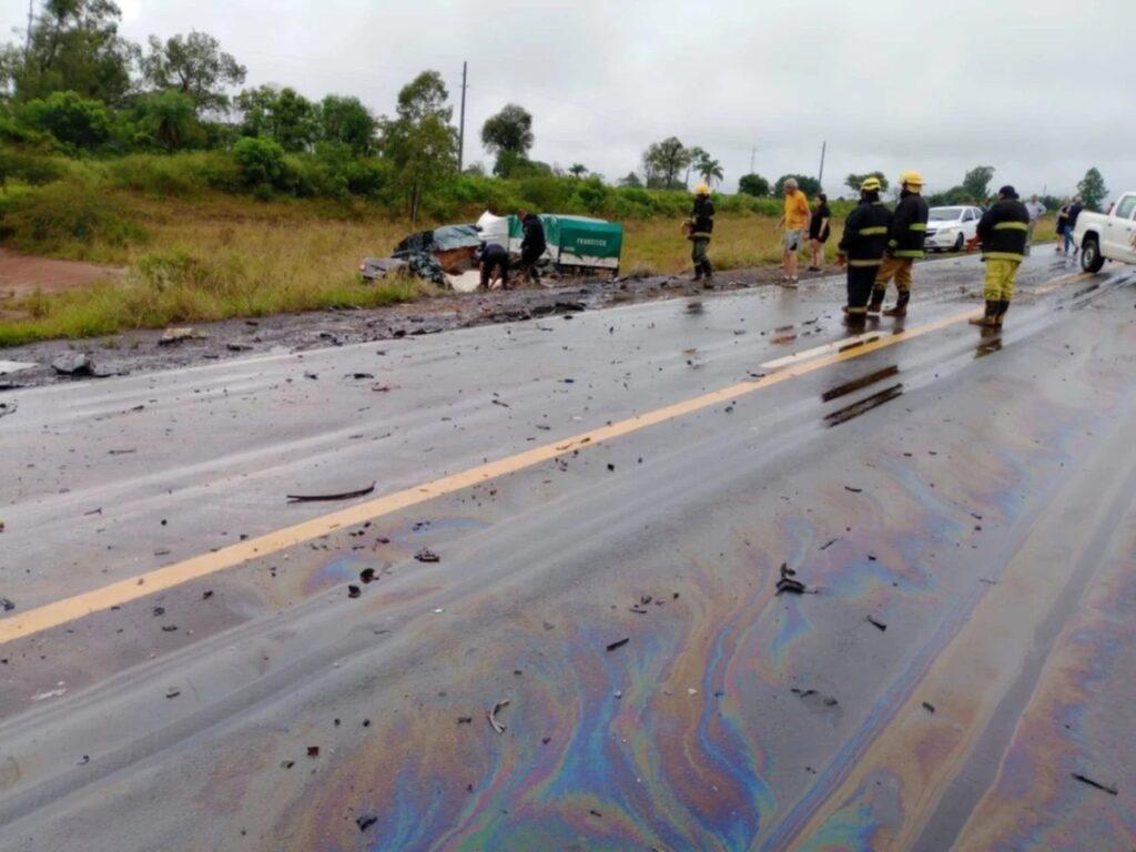 camionero alem choque corrientes