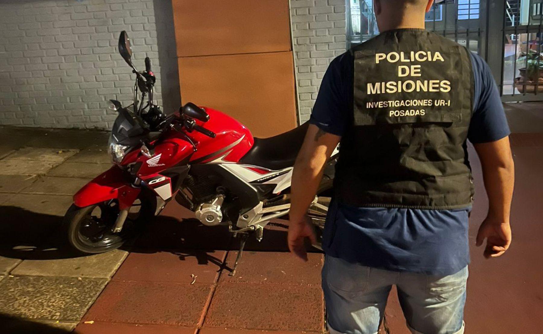 robo motos detenido