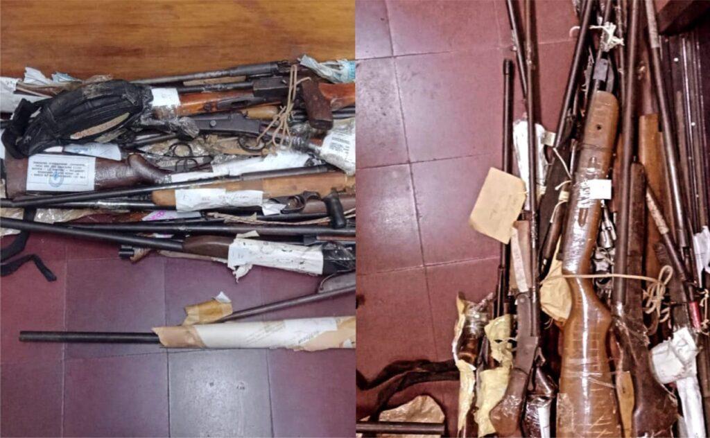 armas secuestradas destruccion