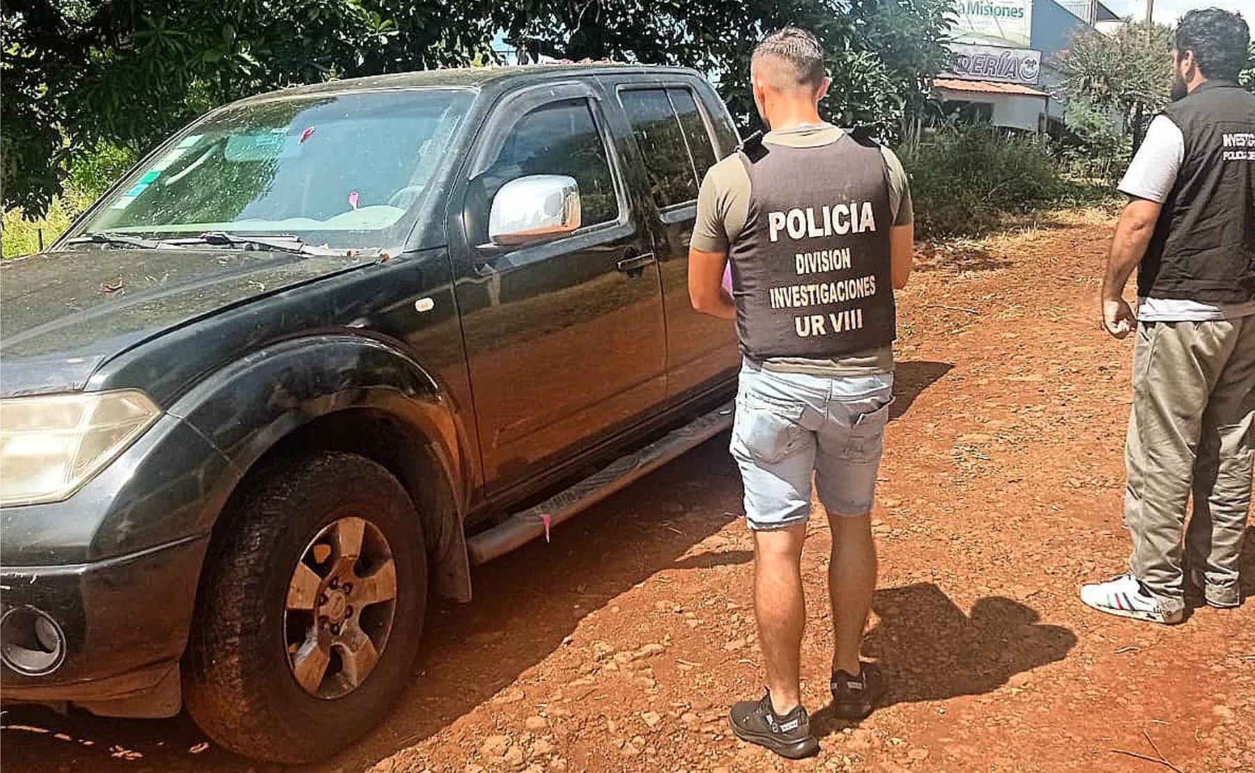 recuperan camioneta frontera san vicente