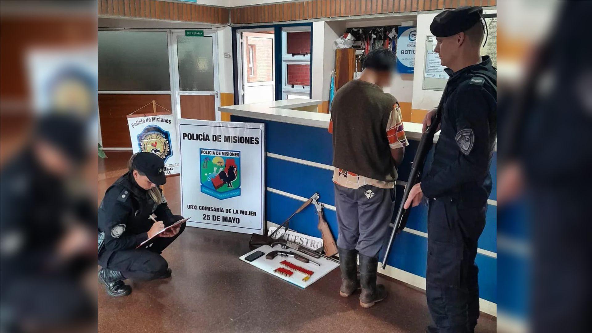 amenaza cuñada arma