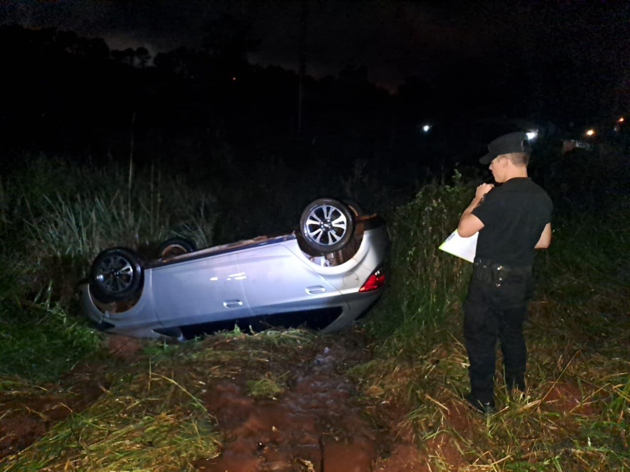 despiste vuelco ruta 4 alem