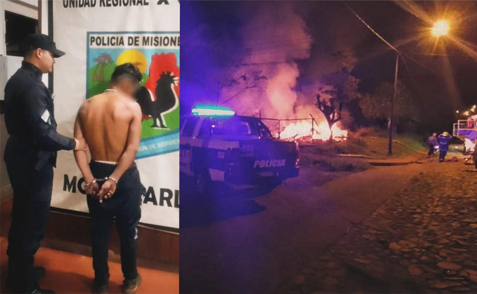 incendio montecarlo detenido