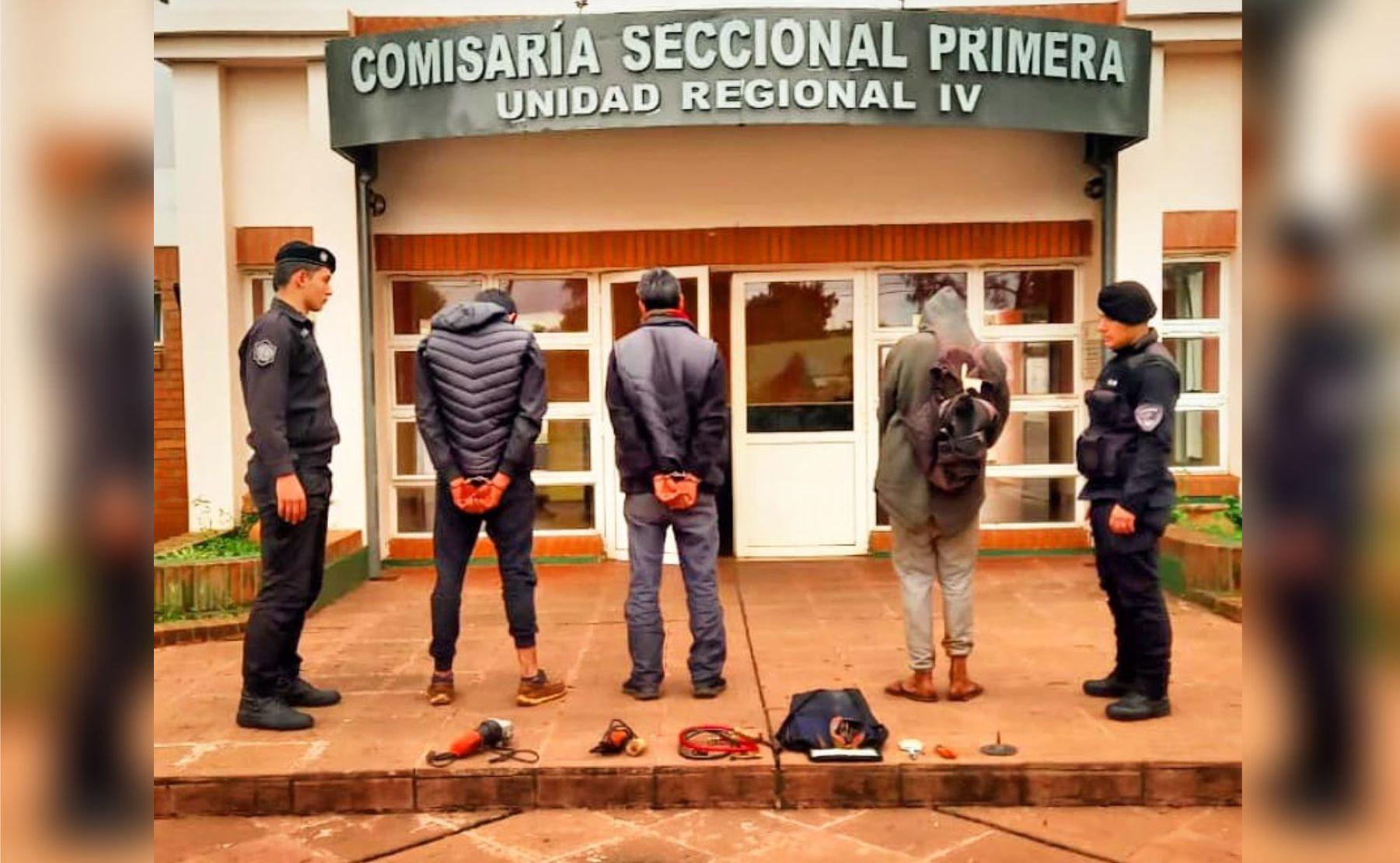 10 detenidos diversos delitos