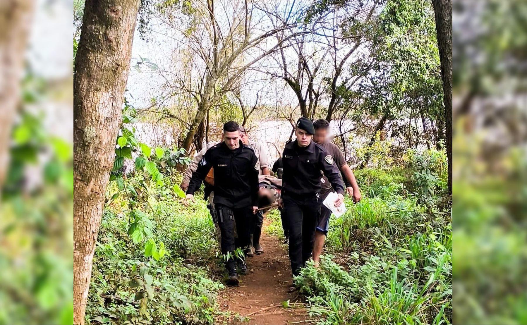 rescatado rio san javier