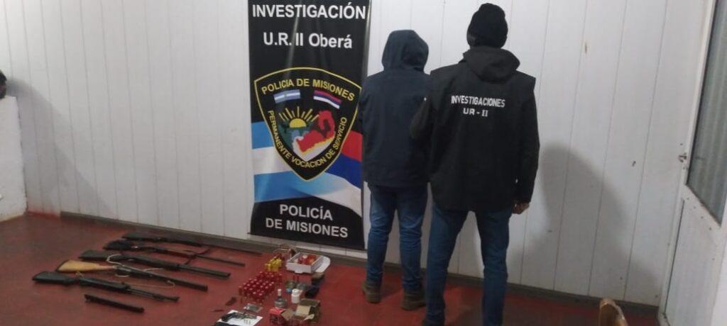 detenido armas obera