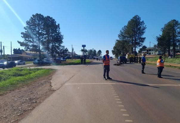 auto atropello moto alem
