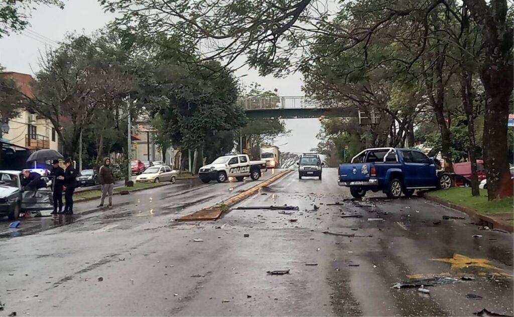 fallecido choque ruta 4 rivadavia alem