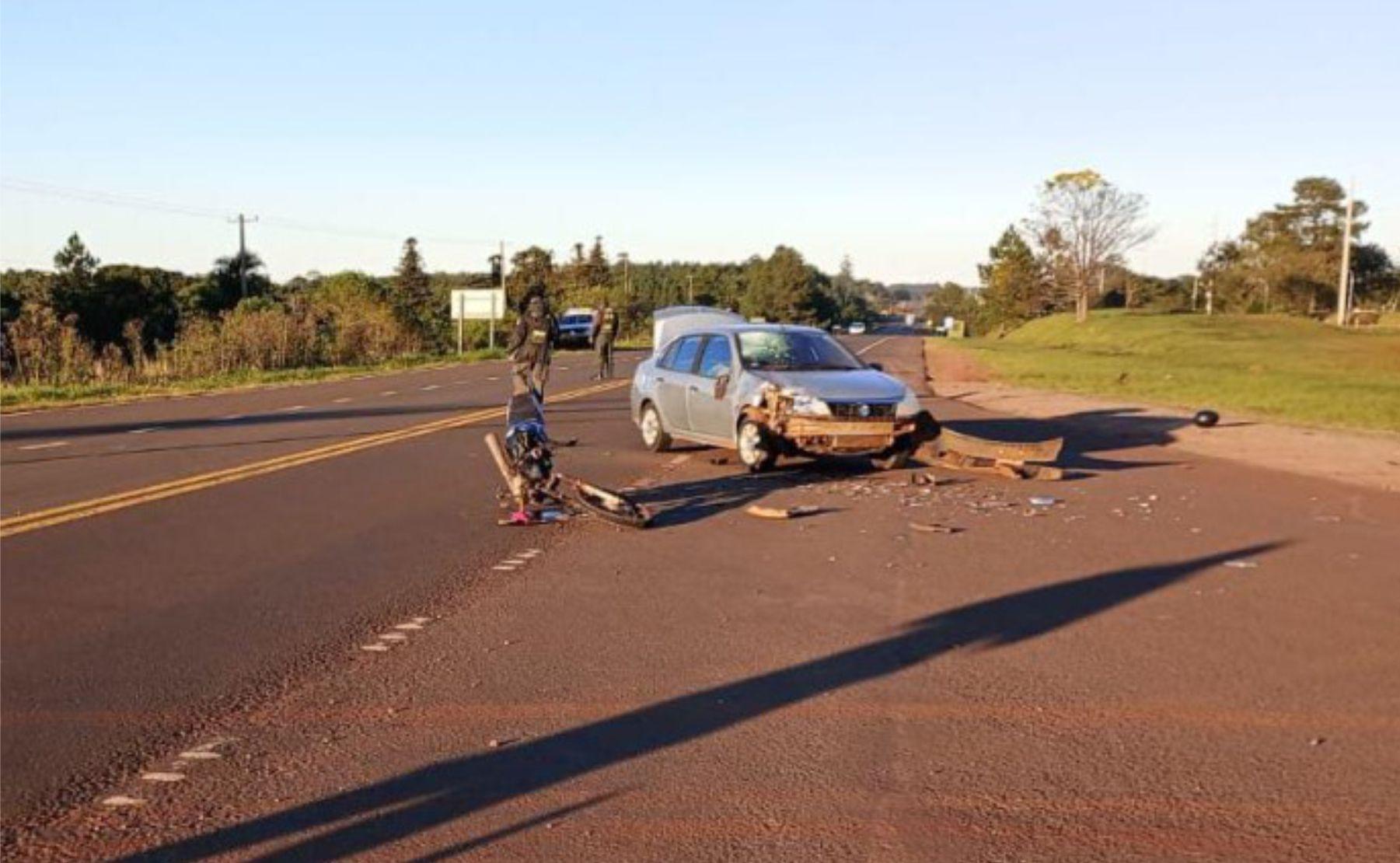 motociclista choque alem