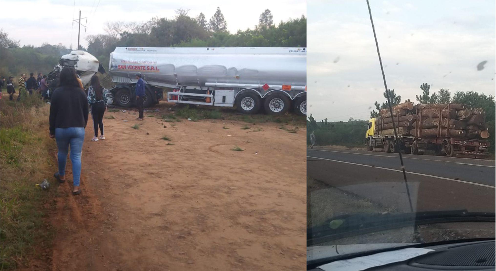 choque camiones campo viera