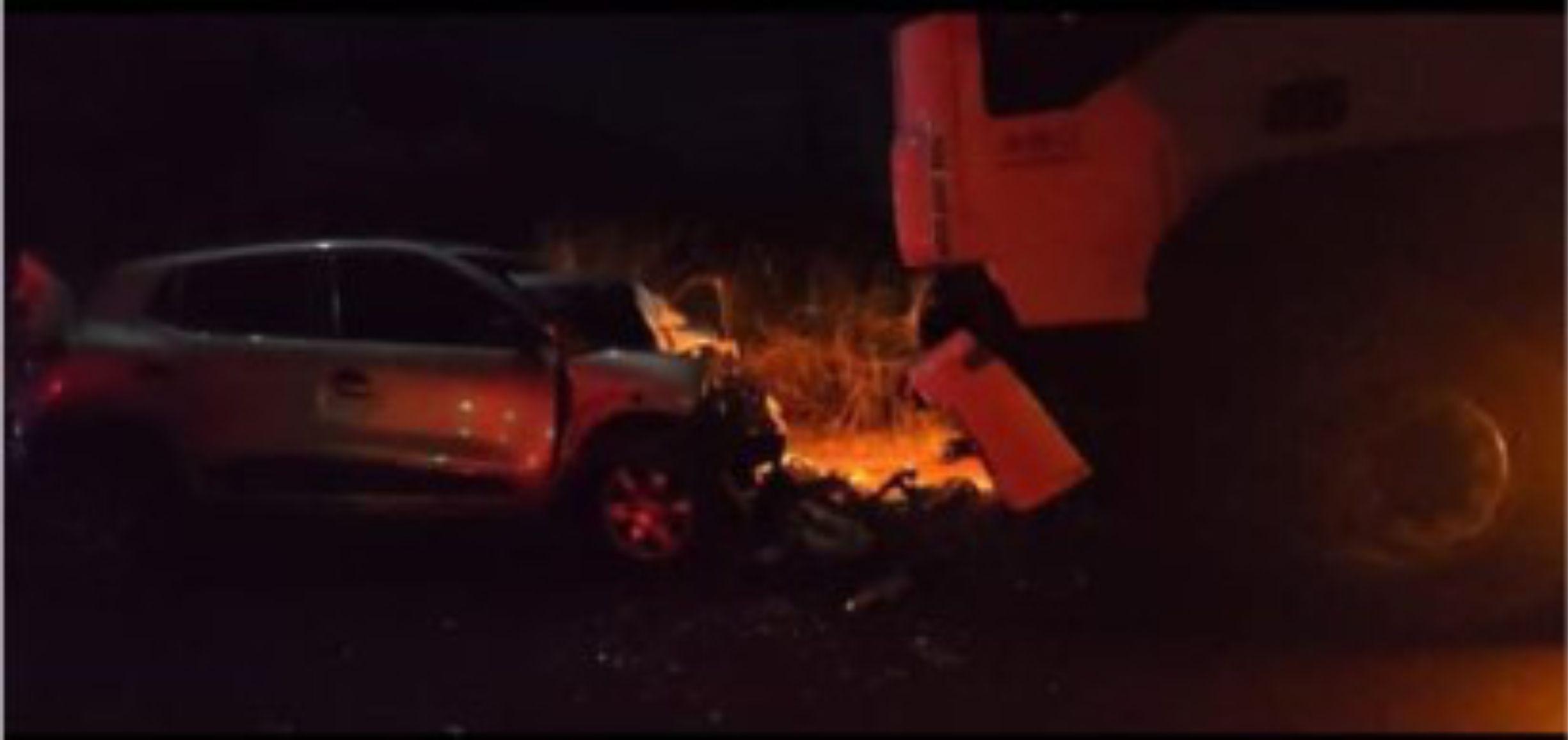 choque puerto piray auto camion