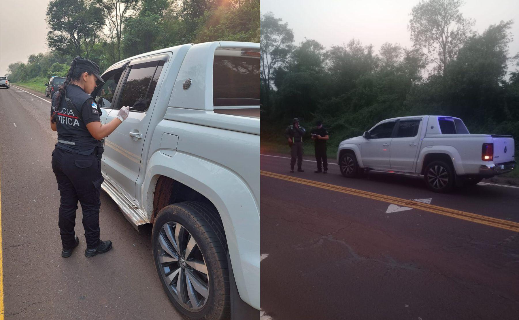 camioneta robada abandonada iguazu