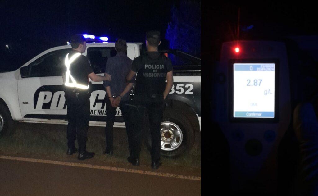 conductores alcoholizados detenidos