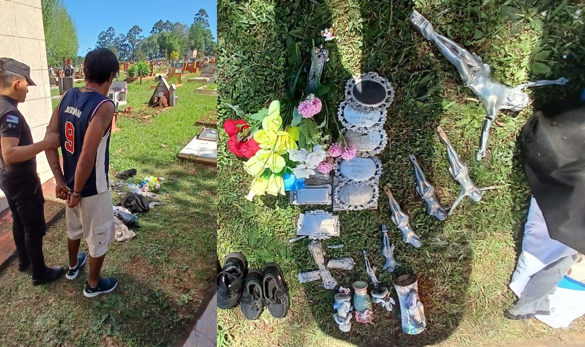 Detenido cementerio obera