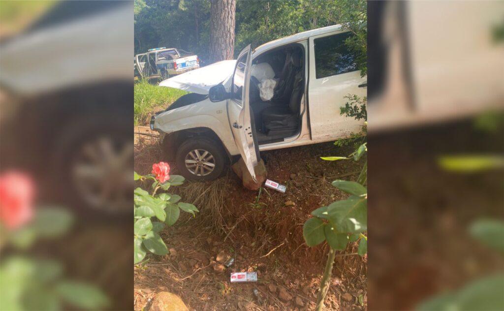 cigarrillero choque árbol santa rita