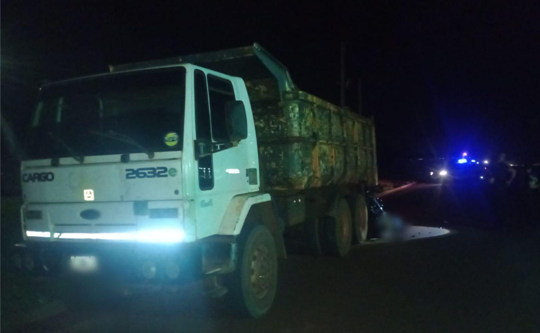 choque moto camion candelaria