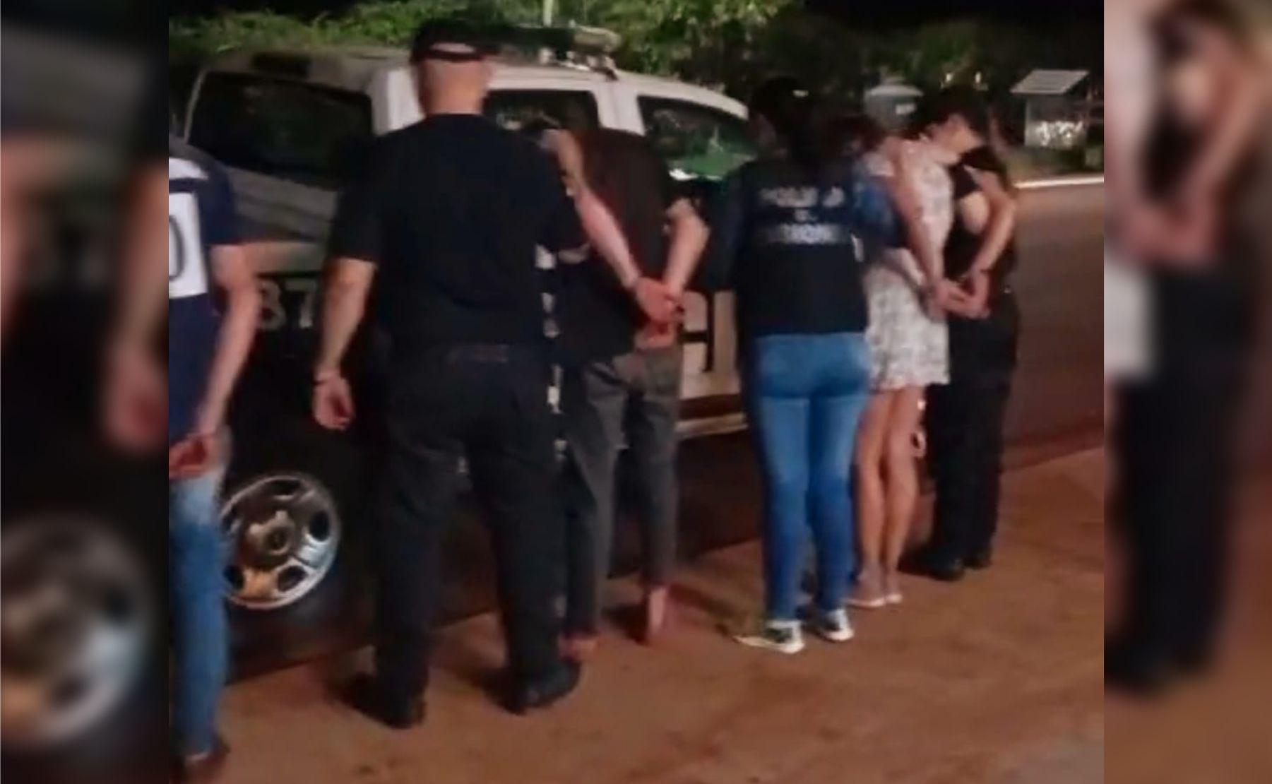 banda robo moto auto jardín amercia