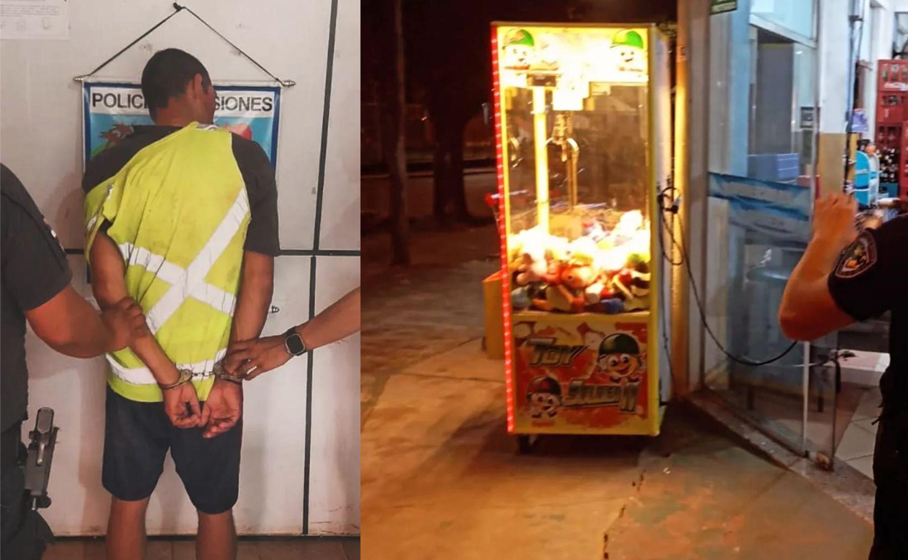 robo maquina peluche