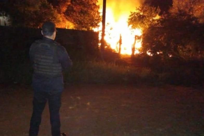 incendio droga barrio 20 de junio