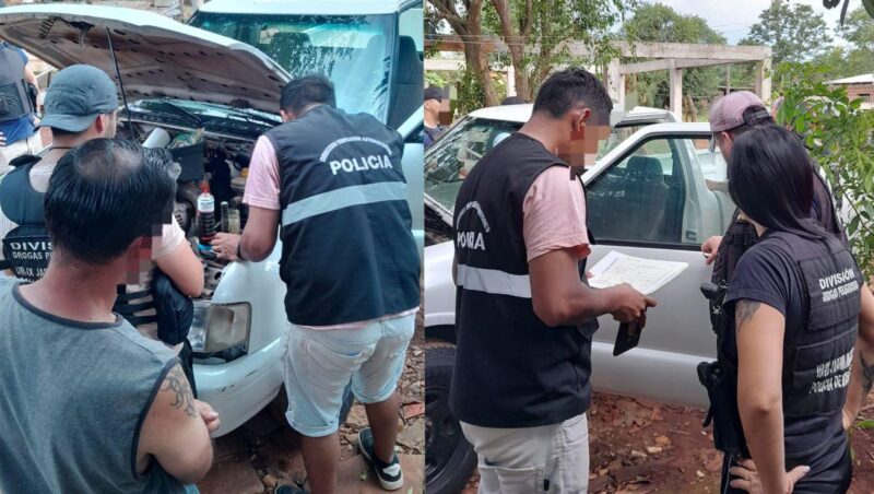 jardin america camioneta robada