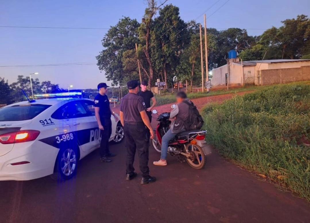 moticiclista alcoholizado despiste obera