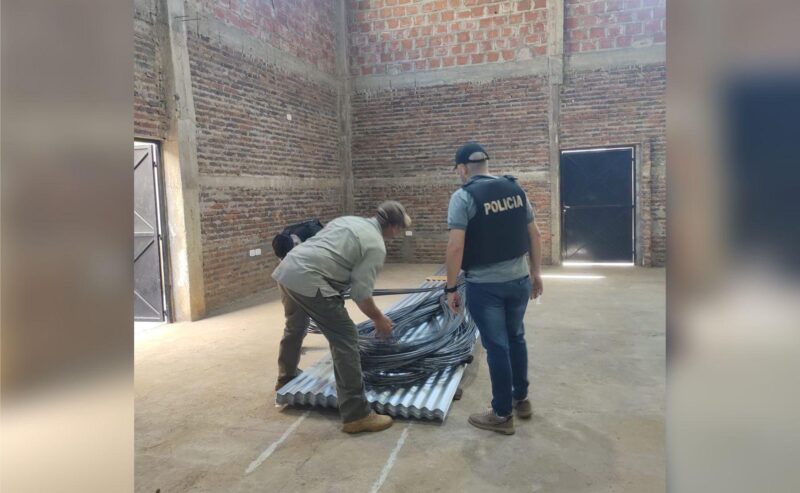 galpon materiales estafa apostoles