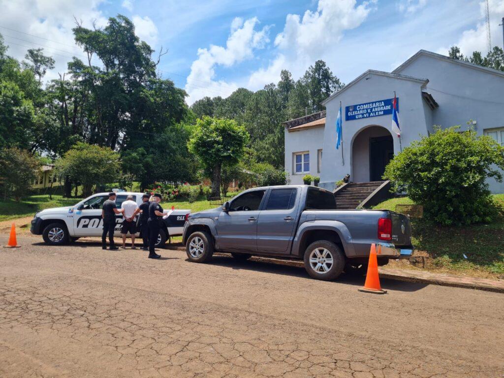 andrade camioneta robada