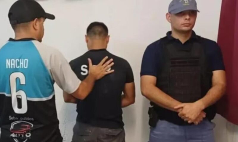 policia chaco disparo cuñado amante