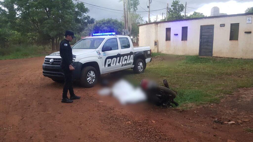 motociclista despisto posadas