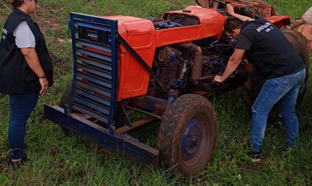 tractor robado san martin