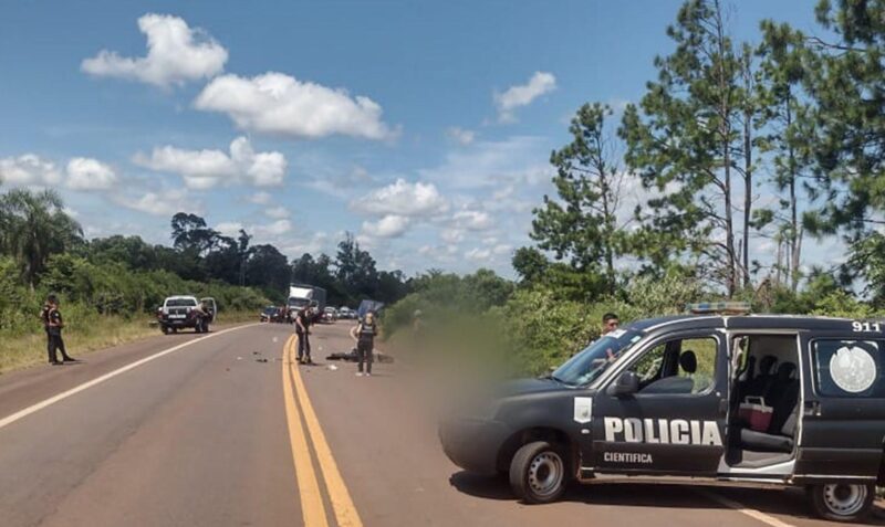 choque moto fallecido salto encantado