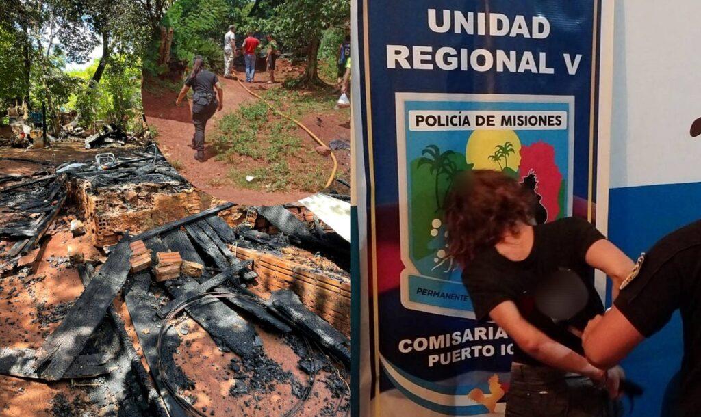 incendio casa padre iguazu