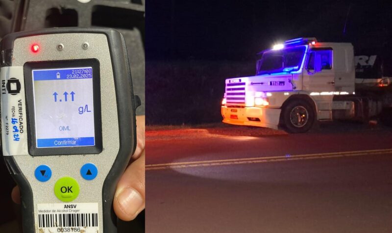 camionero brasileño alcholemia