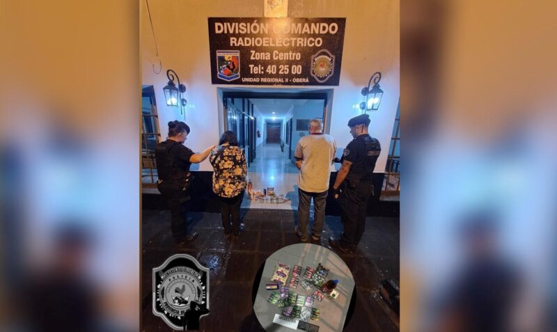 obera mecheros detenidos