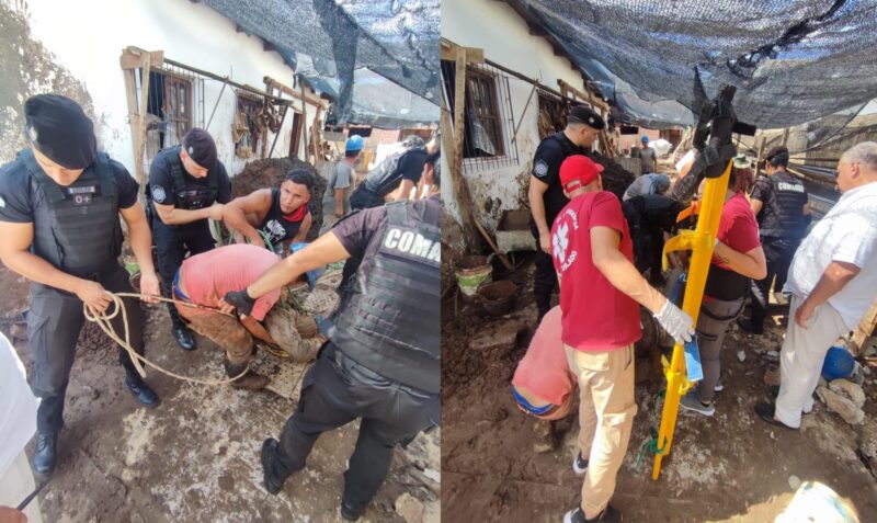 rescate trabajador pozo