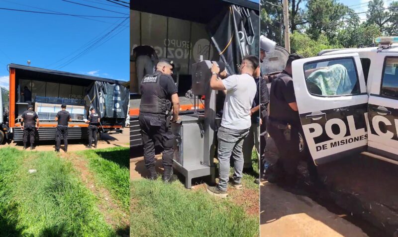 detenidos cheques falsos posadas