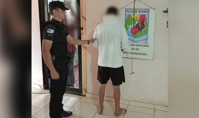 detenido conductor choque pinto