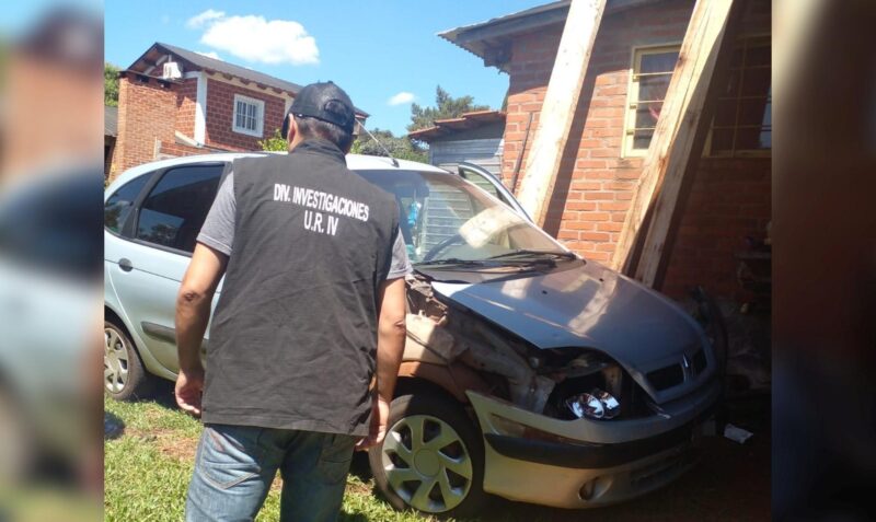 auto choque Walter Lucas Flores