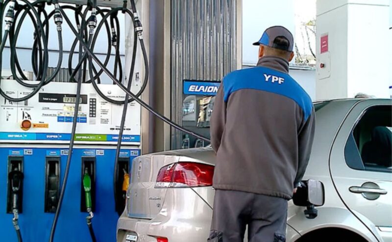 baja combustible ypf