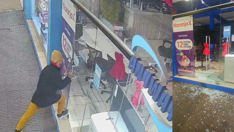 ladron robo celulares