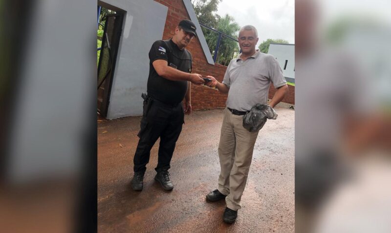 sargento obera devolvio plata